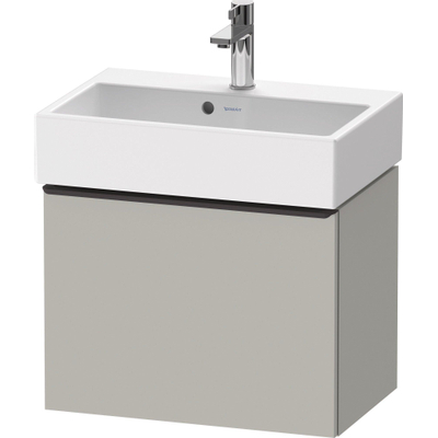 Duravit D-Neo wastafelonderkast 58.4x44x37.2cm 1 lade met softclose Betongrijs Mat