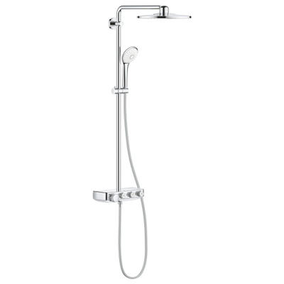 GROHE Euphoria smartcontrol Regendoucheset Opbouw- hoofddouche 31cm - handdouche rond - chroom OUTLETSTORE