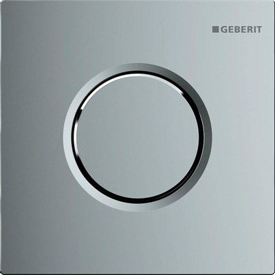 Geberit type 01 urinioir bedieningsplaat - pneumatisch - ronde knop - glans chroom