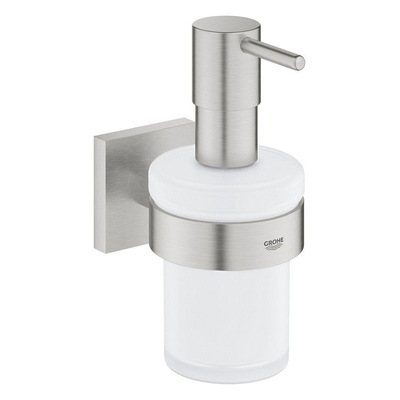 GROHE Start Cube Zeepdispenser - 160ml - met houder - vierkant - supersteel