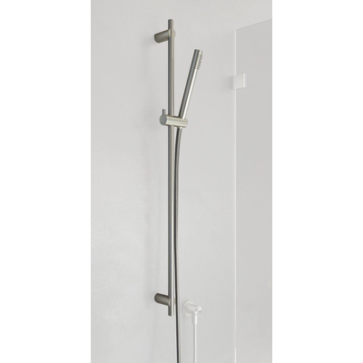 Hotbath Archie glijstang 90 cm met doucheslang 150cm en handdouche RVS