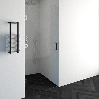 BRAUER Create Douchedeur - 90x200cm - profielloos - antikalk - 8mm veiligheidsglas - chroom glans