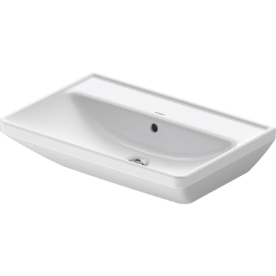 Duravit D-Neo wastafel 65x44x17cm 1 kraangat rechthoek Keramiek Wit