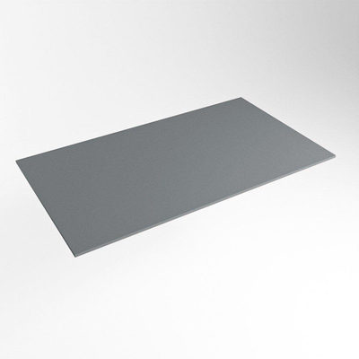 Mondiaz TOP 51 Topblad - 90x51x0.9cm - geschikt voor afdekplaat - Solid surface - Plata