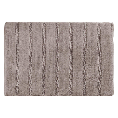 Differnz Stripes Badmat 45x75cm Taupe