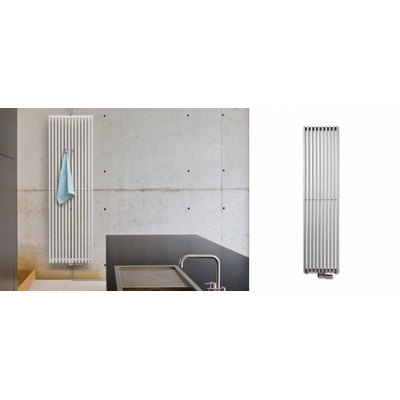 Vasco Zana ZV 2 designradiator 2200x624mm 3303W aansluiting 0066 wit