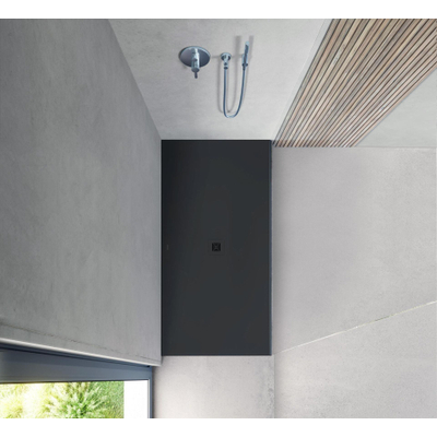 Duravit Sustano Douchebak - 180x90x3cm - Rechthoek - DuraSolid Antraciet mat