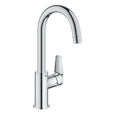 GROHE BauEdge waterbesparende 1-gats wastafelkraan L-size chroom