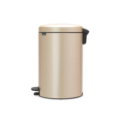 Brabantia NewIcon Pedaalemmer - 20 liter - kunststof binnenemmer - metallic gold