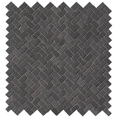 Fap Ceramiche Maku wand- en vloertegel - 30x30cm - Natuursteen look - Dark mat (antraciet)