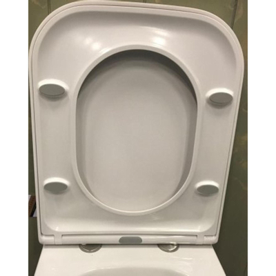 Wiesbaden Sky wandcloset verkort met Sky toiletzitting softclose en quick release glans wit