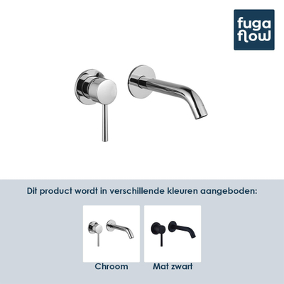 FugaFlow Evora wastafelkraan – Kraan – Chroom – Inbouw