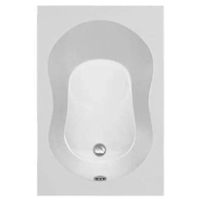 Plieger Compact compact solobad acryl 120x80cm 41cm diep met poten wit TWEEDEKANS