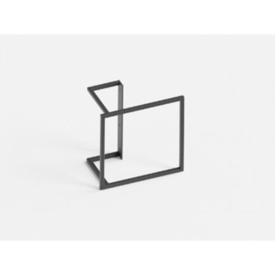 Vasco Niva vierkante beugel 24x24cm zwart ral 9005