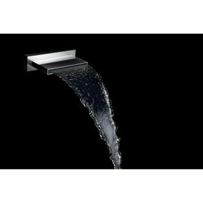 Wiesbaden Baduitloop waterval ABS 24,5 cm chroom