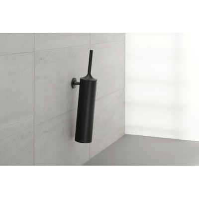 Duravit Starck T closetborstelgarnituur 8x11,8x43,5cm mat zwart