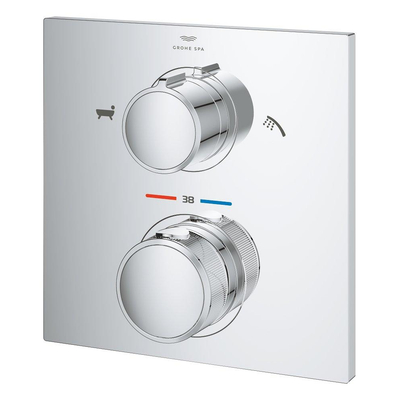 GROHE Allure thermostaat opbouwdeel met omstel Chroom