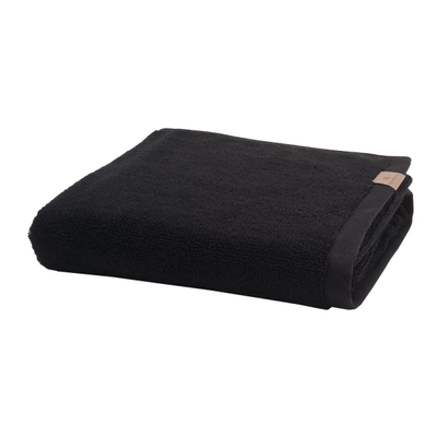 Aquanova Oslo Handdoek GOTS Katoen 55x100cm Black