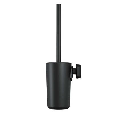 Tiger Carv Toiletborstel met houder Zwart