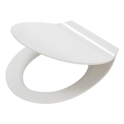 Tiger Estoril Toiletbril met deksel Duroplast Wit