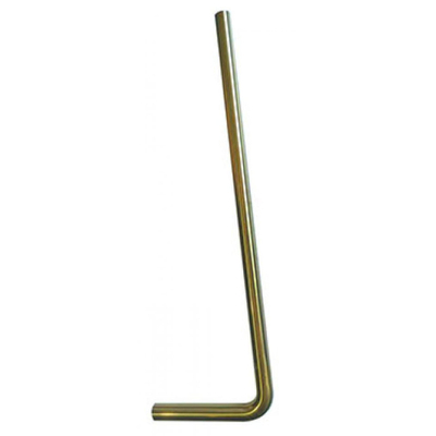 Riko vloerbuis 75x22x3.2cm geborsteld messing (goud)