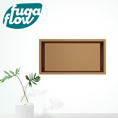 FugaFlow Eccelente Acces Inbouwnis - 30x60x10cm - Geborsteld koper