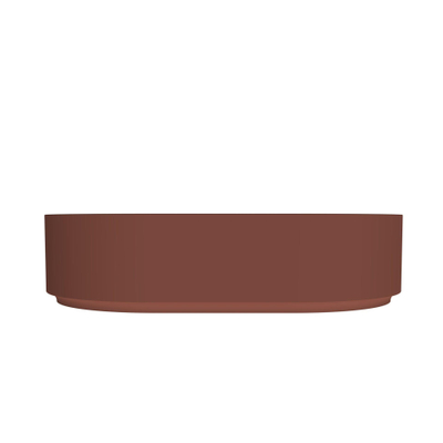 Arcqua Case waskom - ovaal - 55x36cm - mat terracotta