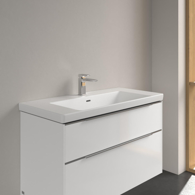 Villeroy & boch Subway 3.0 meubelwastafel 100cm 1 krgt met overloopC+ stone white