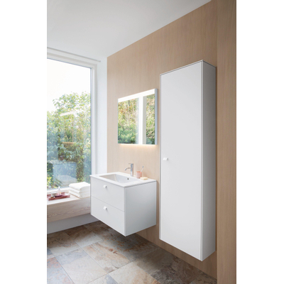 Duravit ME by Starck meubelwastafel 1 kraangat met overloop 83x49cm mat wit