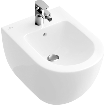 Villeroy en Boch Subway 2.0 Compact wandbidet ceramic+ wit