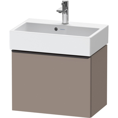 Duravit D-Neo wastafelonderkast 58.4x44x37.2cm 1 lade met softclose Basalt Mat