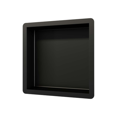 Brauer Black Edition Inbouwnis - 30x30cm - mat zwart