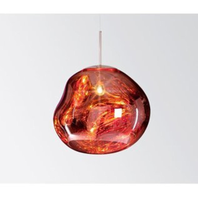 Njoy Hanglampglas met E27 fitting, diameter 200 IP20 met 4W 27x27cm LED verlichting rose gold