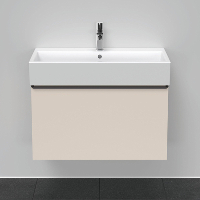 Duravit D-Neo wastafelonderkast 78.4x44x44.2cm 1 lade Taupe Mat