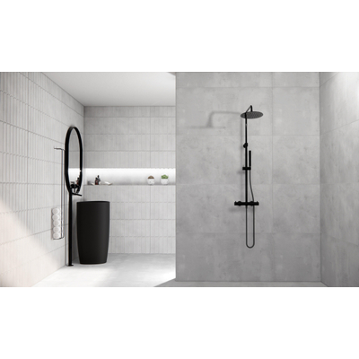 Prissmacer Cerámica Beton Cire Bercy Vloer- en wandtegel - 60x120cm - gerectificeerd - mat Grijs