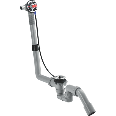 Hansgrohe Exafill badafvoer, overloop en vulcombinatie met waste basisgarnituur voor normaal bad