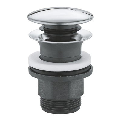 GROHE waste set met push open plug