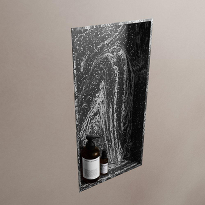 MONDIAZ EASY Nis - 59.5x29.5cm - geschikt voor in- of opbouw - 1 vak - kleur Lava