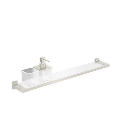 Crosswater Rotar Planchet - 60cm - zeepdispenser - beker - RVS