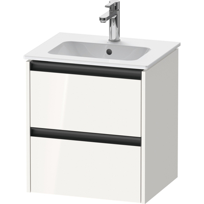 Duravit Ketho.2 wastafelonderkast 51x42x54.9cm geschikt voor 1 waskom Spaanplaat wit Mat