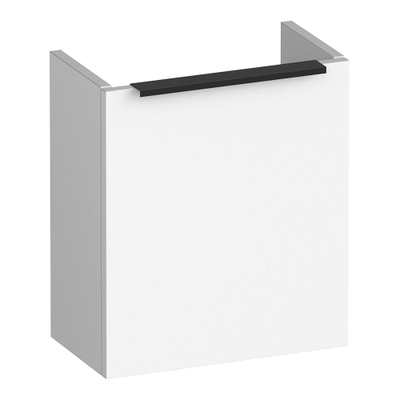 BRAUER Elevate fonteinkast 40 excl. opleggreep met 1 deur rechtsdraaiend mat wit