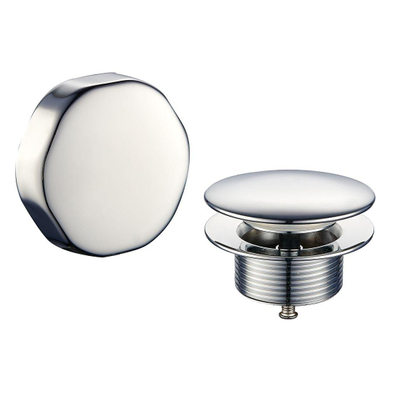 Wiesbaden Wiesbaden knop/plug badoverloopcomb. chroom - licht beschadigd-OUTLET UDEN