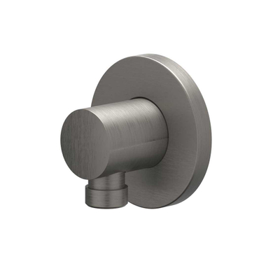 IVY Wanduitlaat - 1/2 - Geborsteld metal black PVD