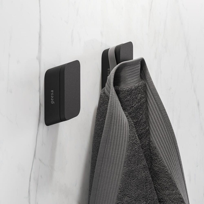 Geesa Shift Handdoekhaak Zwart