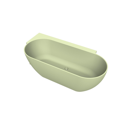 Arcqua Havana Halfvrijstaand Bad - 170x80cm - links - mat pastel groen
