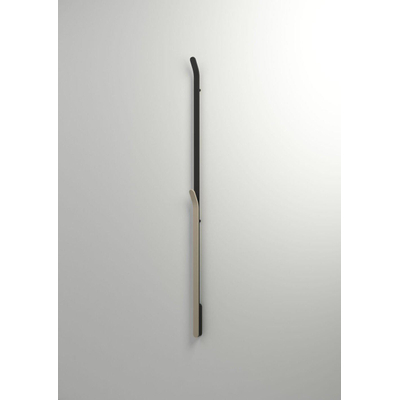 Instamat Arc Elektrische Handdoekwarmer Arc Vermogen 34 W Soft Zwart / Gepolijst