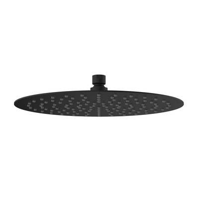 Wiesbaden Ufo luxe hoofddouche ultra plat 30 cm mat zwart