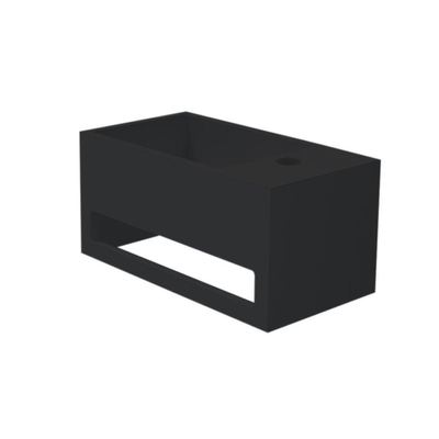 Best Design Mona Black Rechts fontein incl.handdoekhouder Just Solid 33x18x16cm