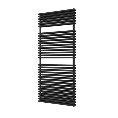 Plieger Florian Nxt designradiator dubbel horizontaal 1406x600mm 1153W zwart grafiet (black graphite)