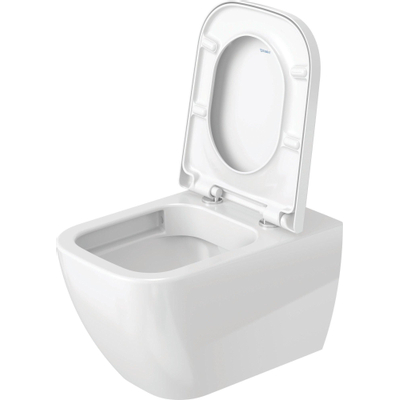 Duravit Happy D.2 WC-zitting 43x35.9x4.3cm met softclose met quickrelease Kunststof wit Glanzend